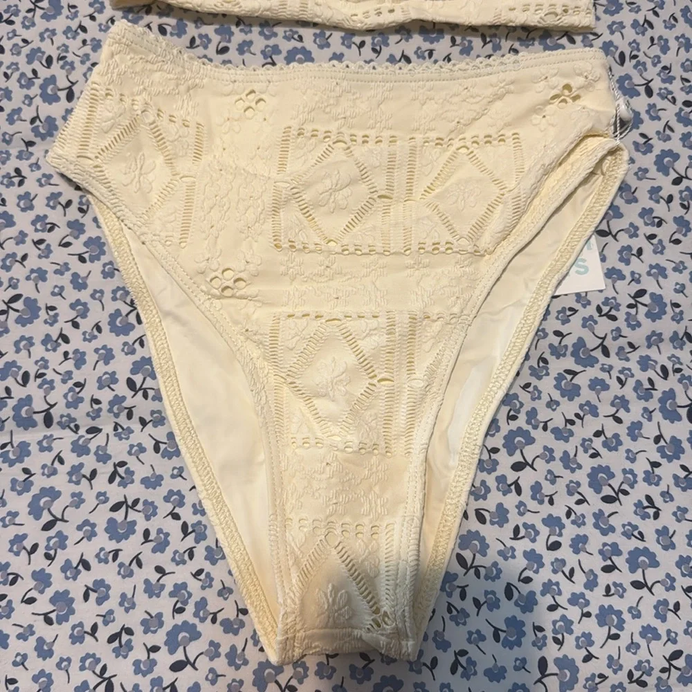Frankie’s Bikinies Angel Dust Patchwork Bikini